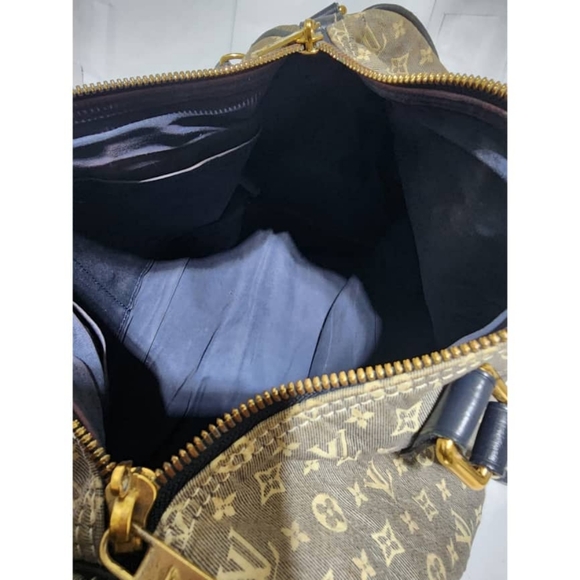 LOUIS VUITTON Encre Idylle Monogram Speedy 30 Bandouliere Satchel Bag Black/Grey - Picture 15 of 16